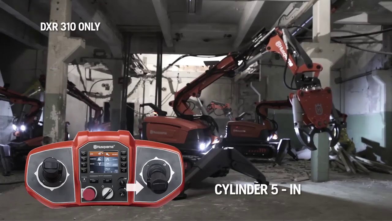 Husqvarna DXR User Guide - Operating the Machine