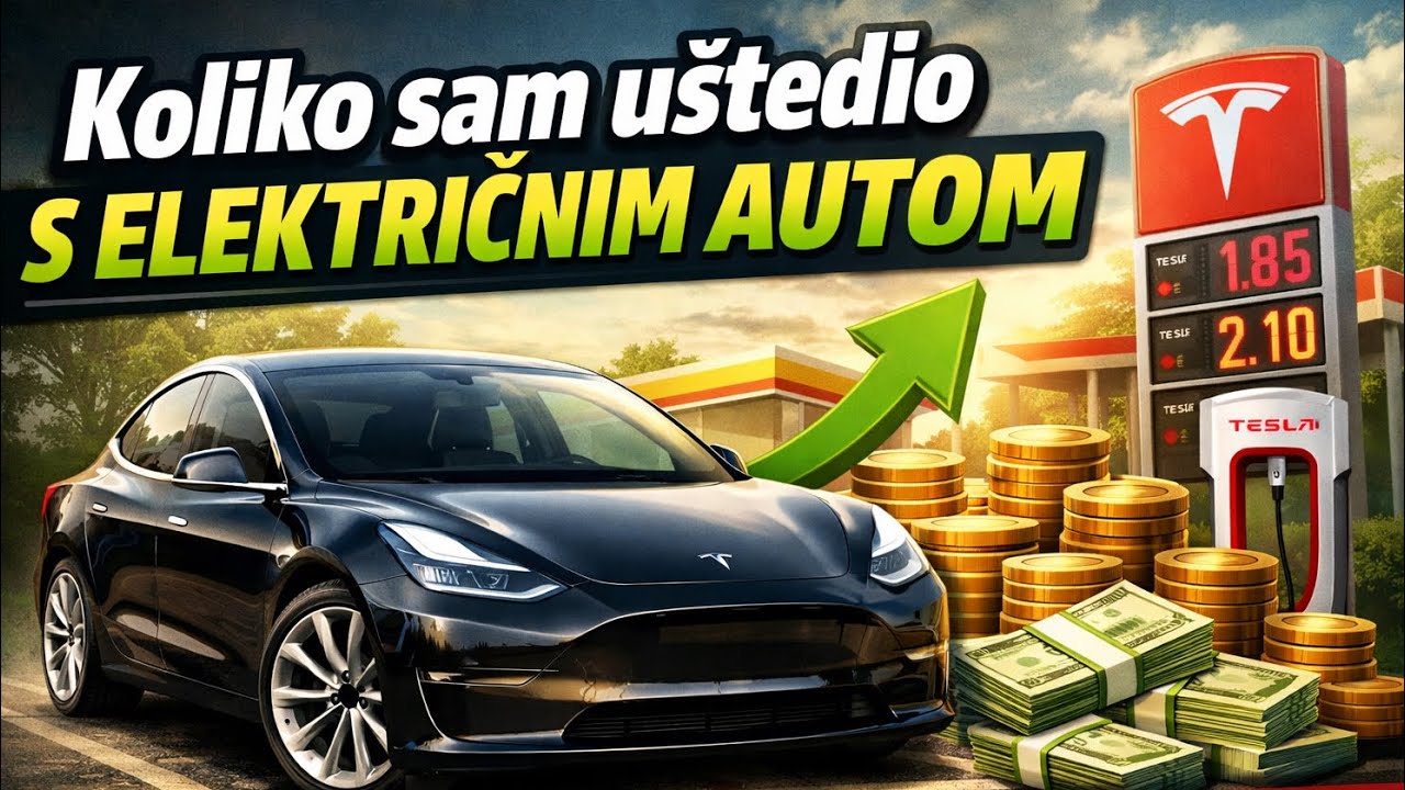 JELI SE ISPLATI ELEKTRIČNI AUTO? KOLIKO SAM UŠTEDIO NAKON 3 GODINE I 82.000KM. UŠTEDA SA TESLOM