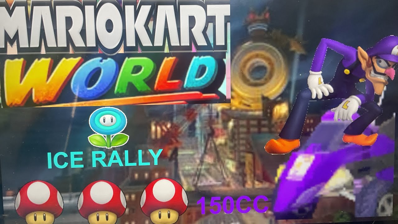 Mario Kart World Ice Rally 150cc