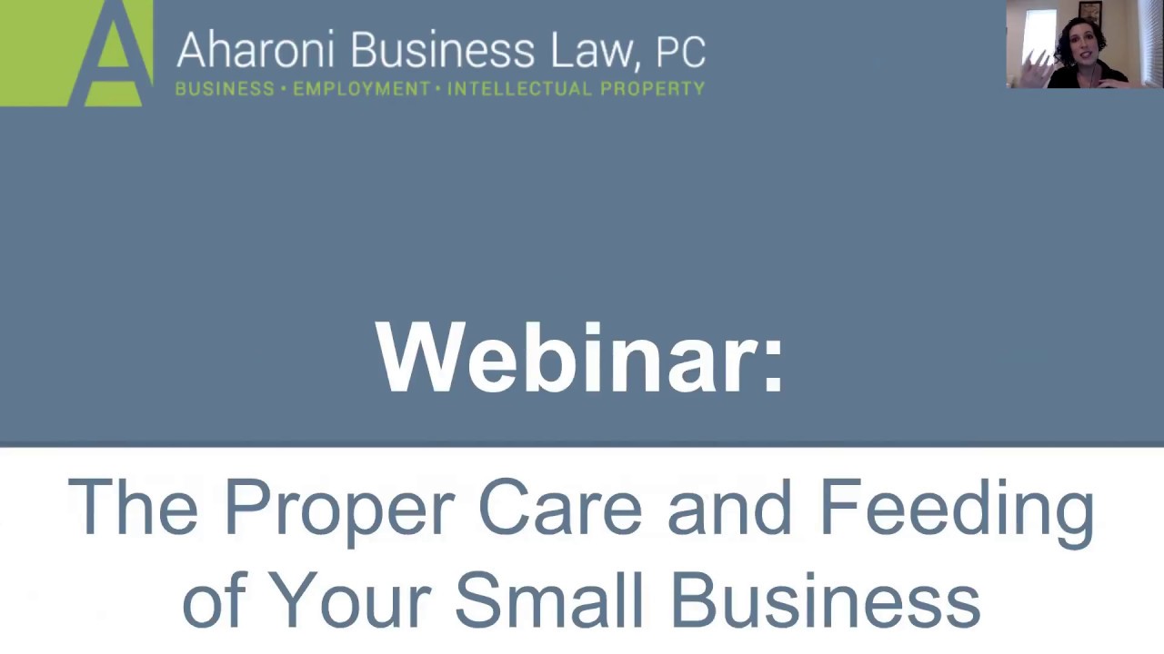 The Care & Feeding of Your Small Business