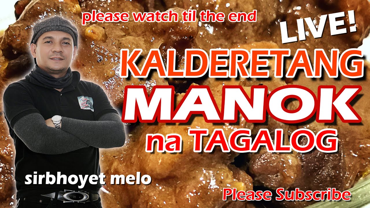 Kalderetang Manok na Tagalog