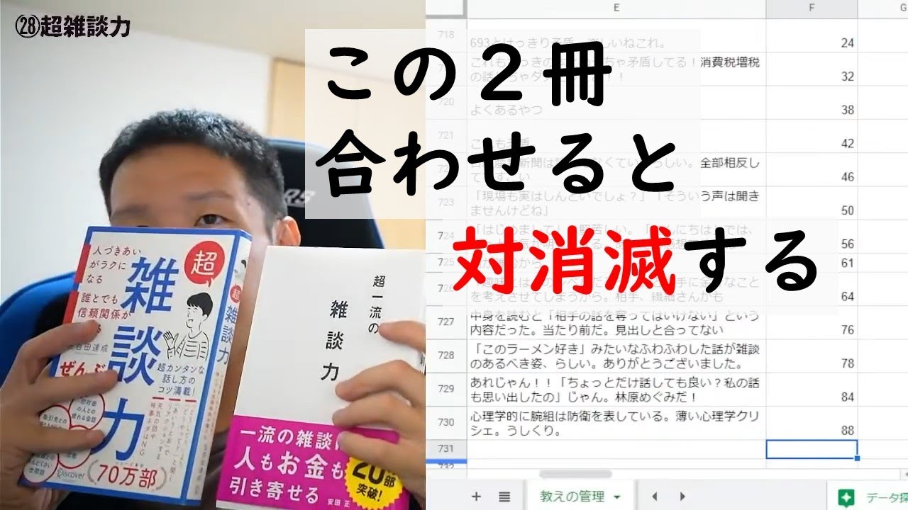 【ビジネス書100冊】029-1_超雑談力（著：五百田 達成）