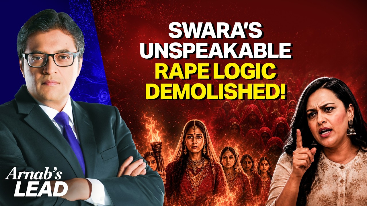 Swara Bhasker&rsquo;s Jauhar Remark Sparks Outrage | Arnab Dismantles Her &lsquo;Unspeakable&rsquo; Insult To Hindus