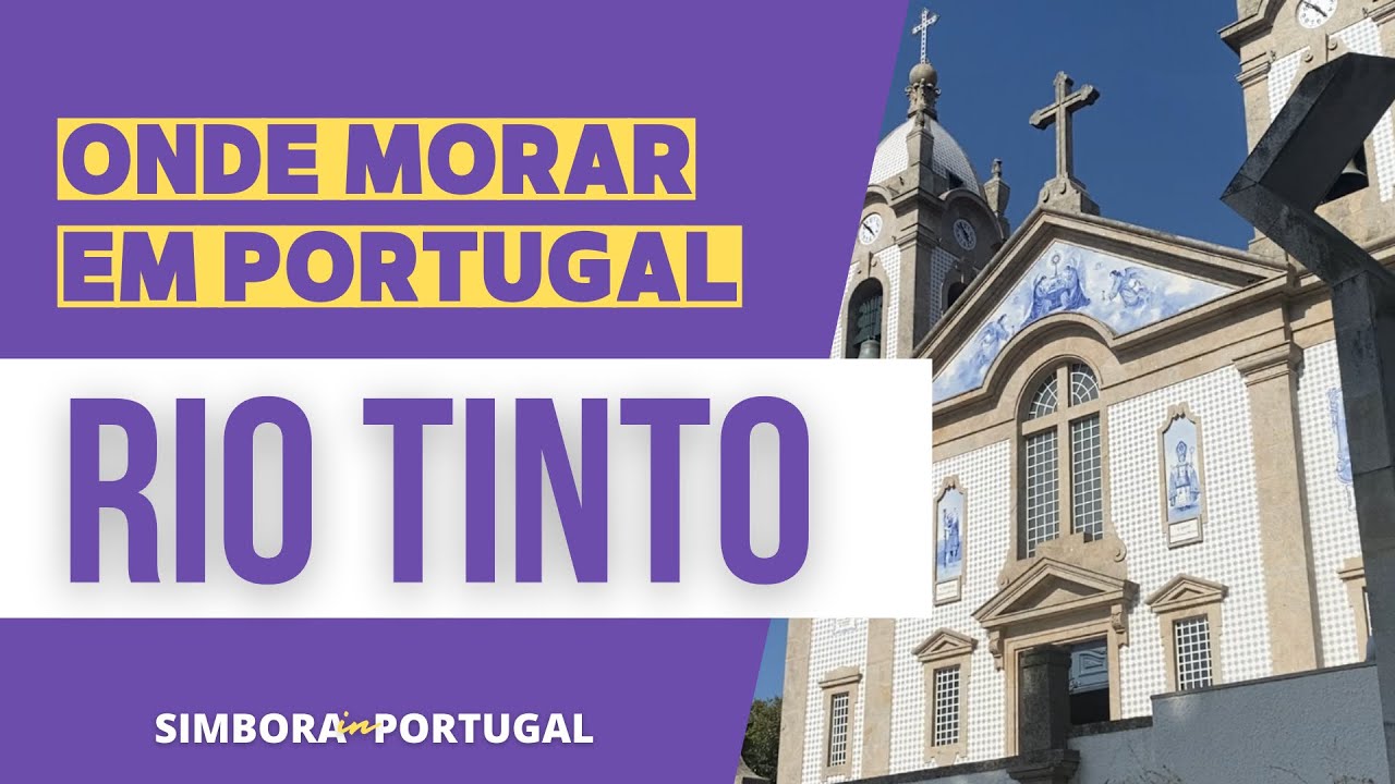 CONHECENDO RIO TINTO: freguesia com Shopping, Metro, Trem/Comboio, Parque, Escolas, Mercados e Mais!