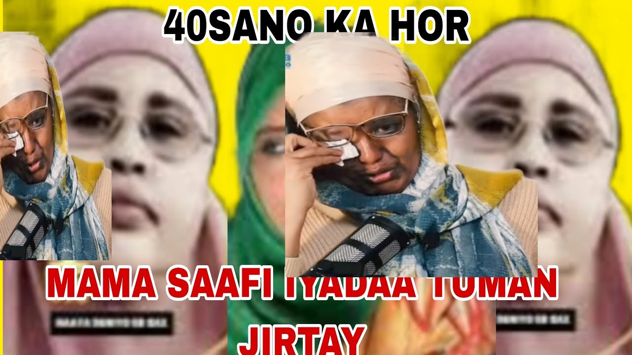 WUXUU DHAHAY MAAMO SAAFI WAY TUMAN JIRTAY. 4Sano ka hor