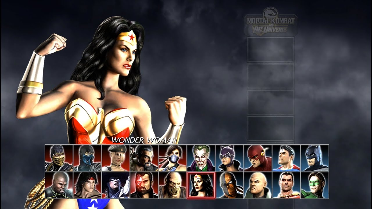 Wonder Woman Arcade Mode - Mortal Kombat Vs DC Universe