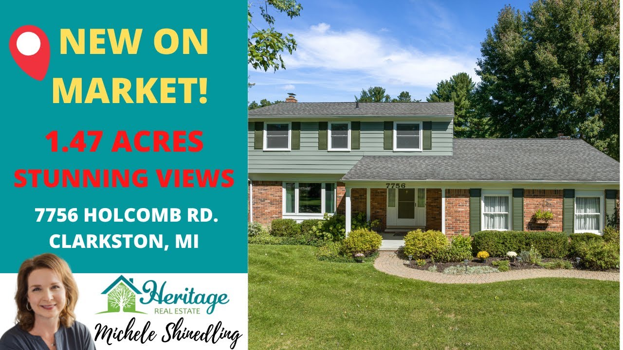 7756 Holcomb Road, Clarkston, Michigan Home For By Sale Heritage Real Estate