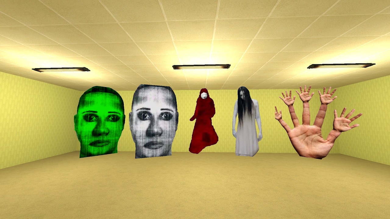 MY NAME IS SELENE AKA MANTA KAYAKO AND ALL NEXTBOT IN LIMINAL HOTEL GMOD #crazymod1m_#gmod_#nextbots