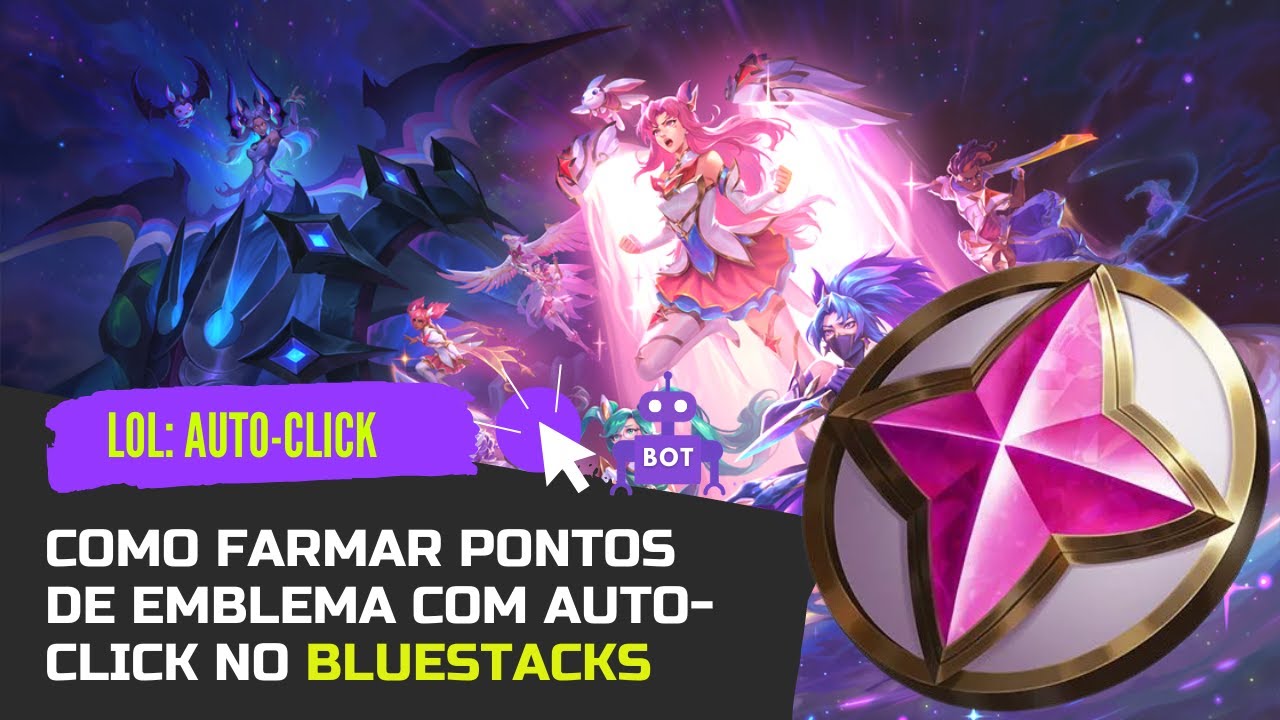 Como farmar pontos de emblema mais r&aacute;pido e f&aacute;cil? No Emulador de Android BLUESTACKS