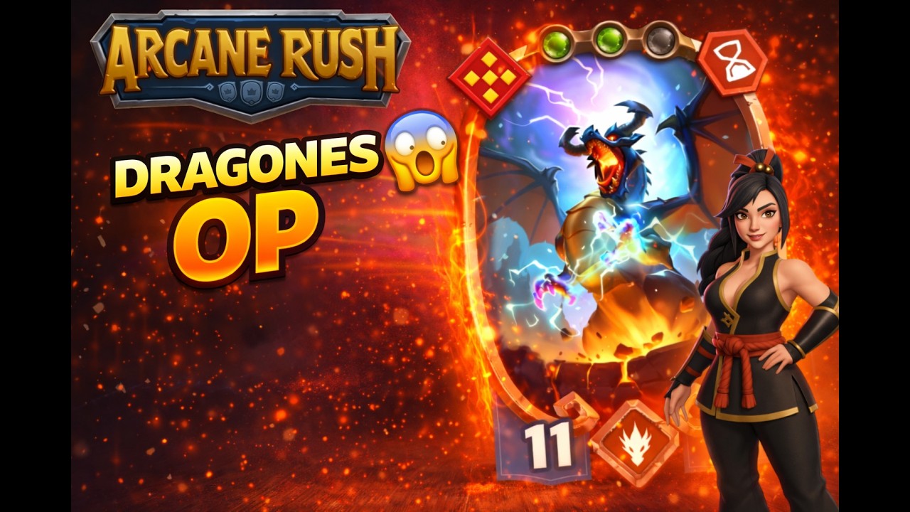 🔥 GUÍA DEFINITIVA de Dragones con Saya | Arcane Rush