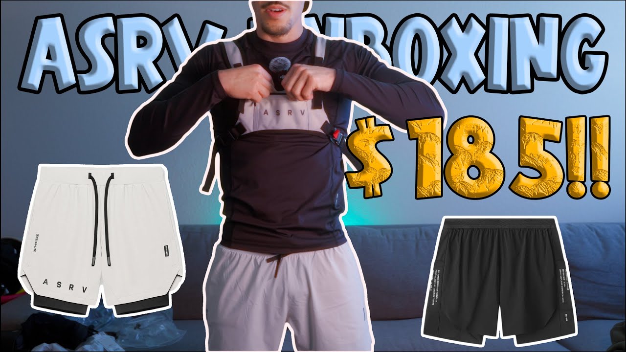 ASRV Tetra lite 7' liner shorts and Aerotex hybrid liner shorts unboxing @ASRVsportswear