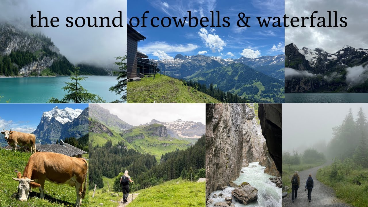 Hiking in the Swiss Alps - part of Via Alpina/Bear Trek