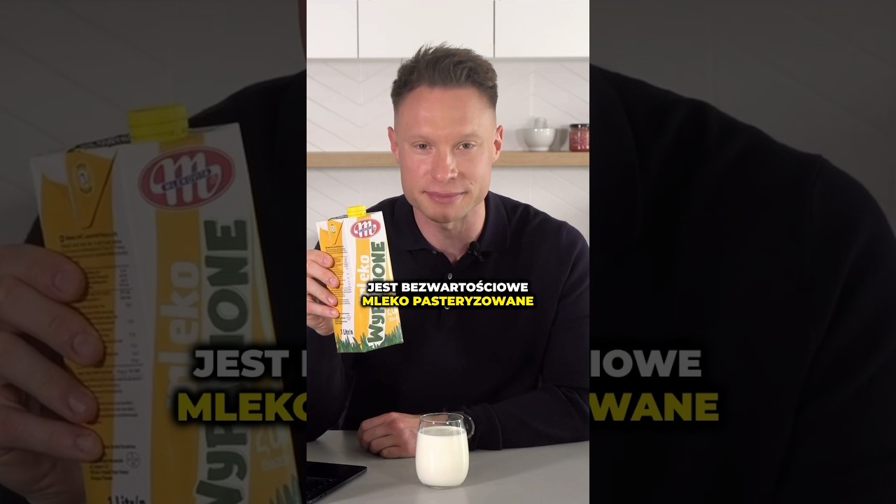 Co jest lepsze: mleko świeże czy UHT? - Dietetyk tłumaczy  👀 Całość na YT ❤️