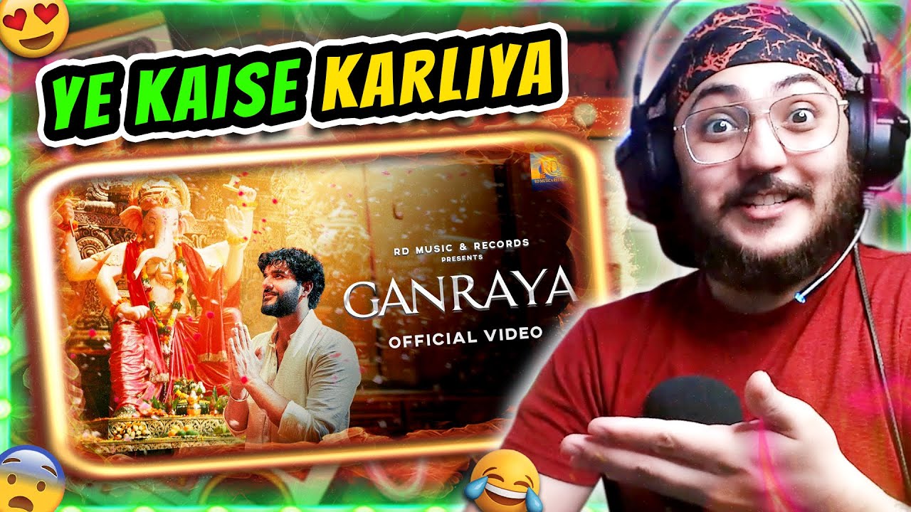 Fukra Insaan – GANRAYA Song Reaction | Ganpati Song 2025 Emotional & Powerful Reaction