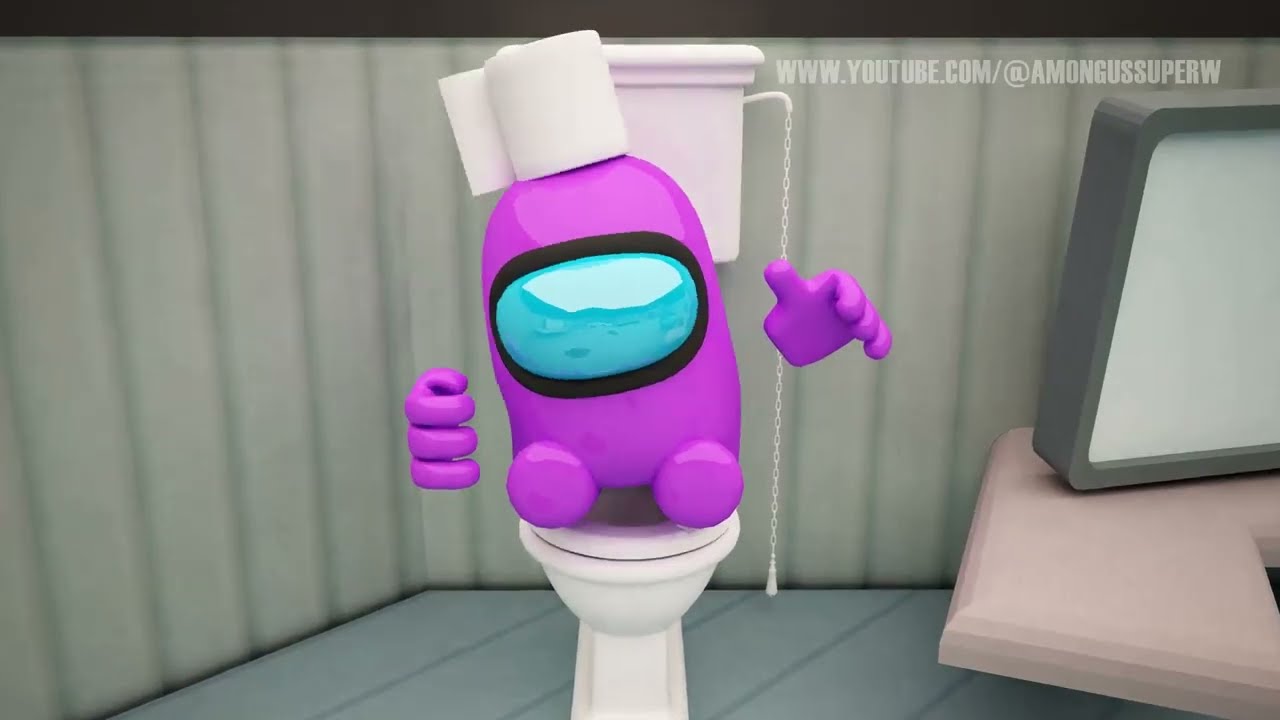AMONG US POOP! / 024 / IMPOSTOR POOPED EVERYWHERE! / THE FUNNIEST ANIMATIONS! / #game #memes #funny