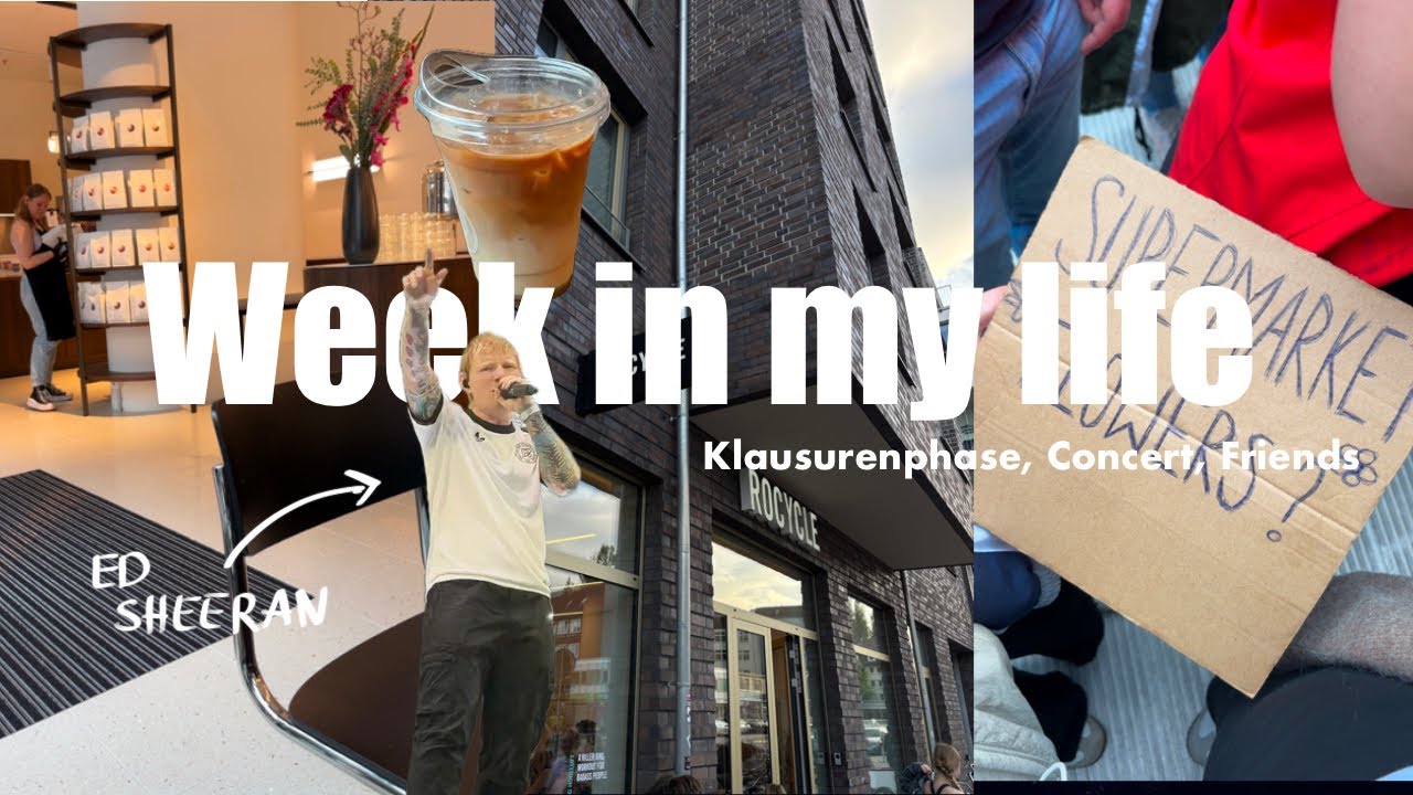 Week in My Life | Ed Sheeran Concert & Study Days 🌟🪩📚