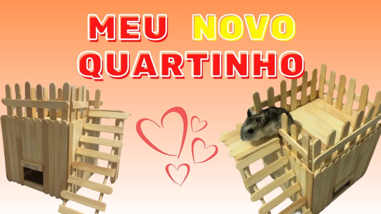Casinha para hamster DIY Parte 2
