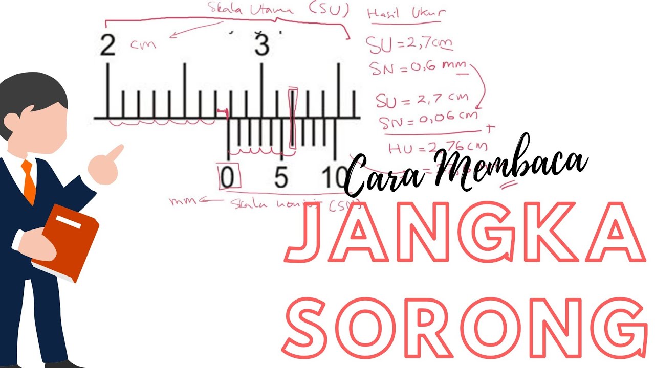 Cara Membaca Hasil Ukur Jangka Sorong | Pengukuran | Fisika Kelas VII dan X
