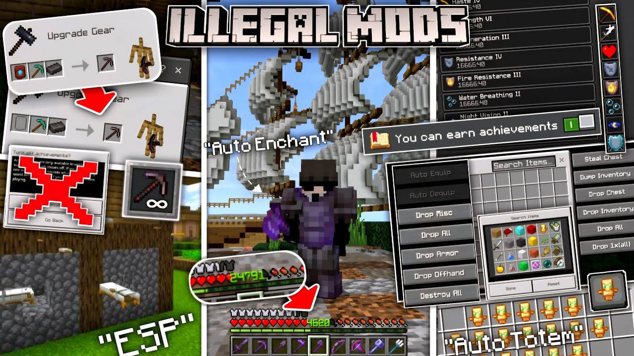 These ILLEGAL Packs Break Minecraft Bedrock! (Better MCPE 1.21+)