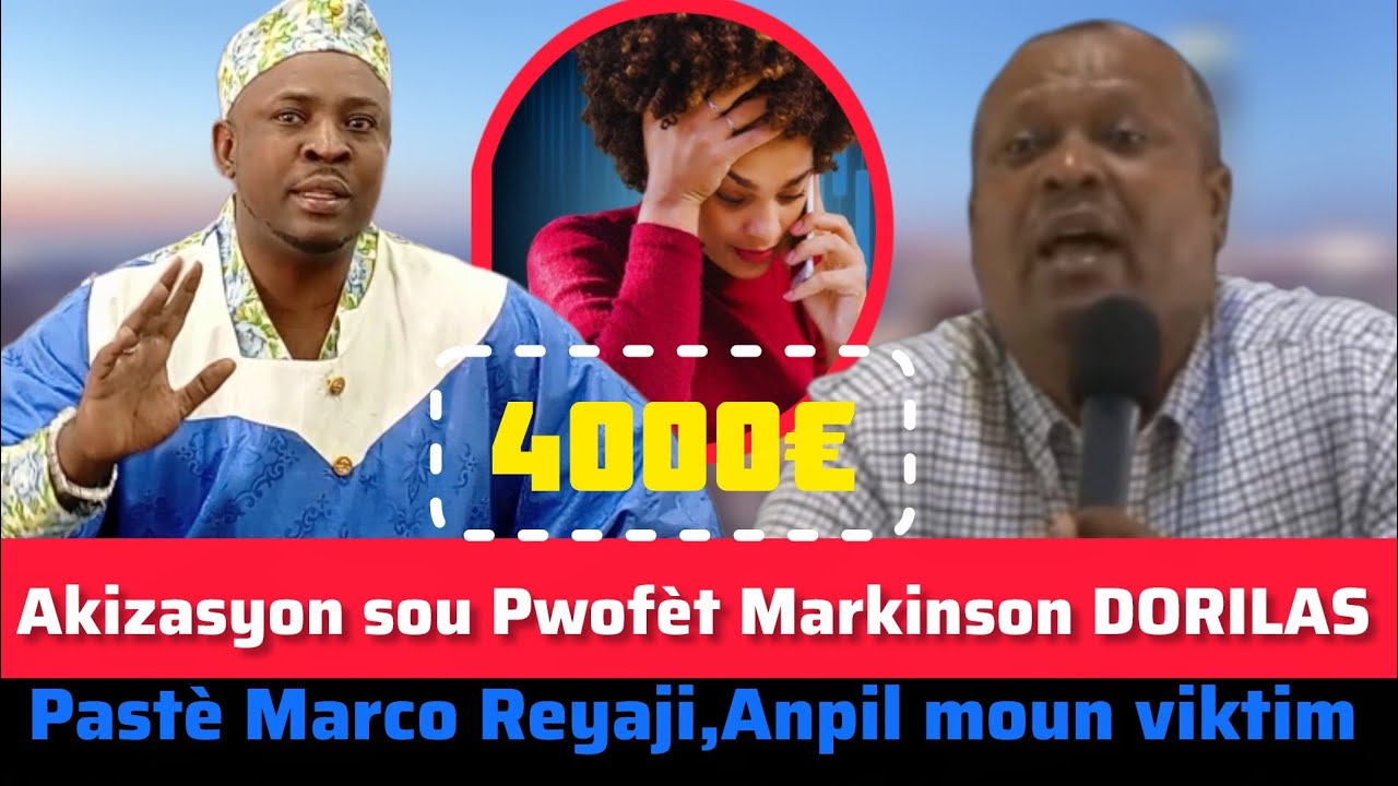 Pastè Marco mete bouch nan zen dam ki akize pwofèt Markinson,ki di li bay pwofèt la 4 000 euro a
