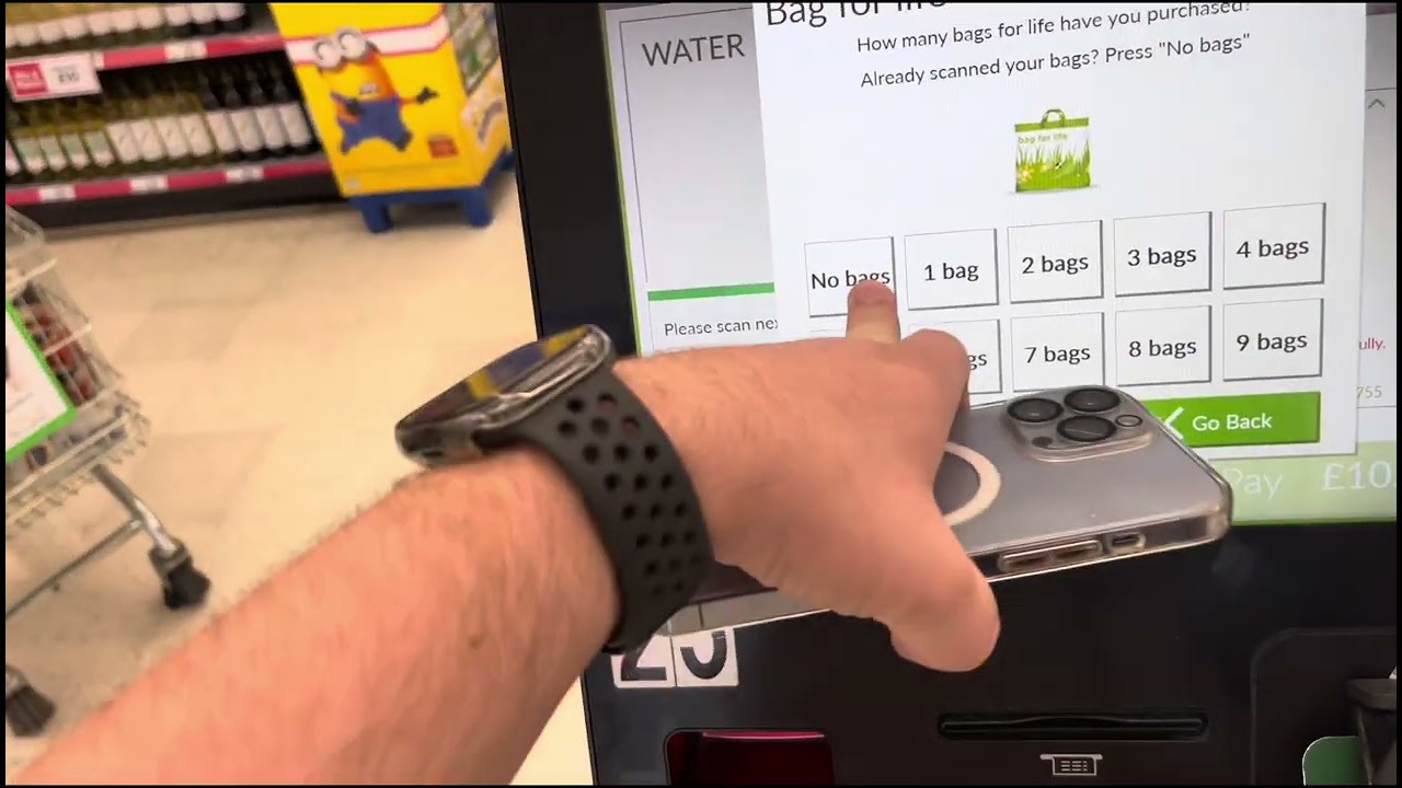 NCR selfserv90 Scan and go Checkout at ASDA Retail park Basildon