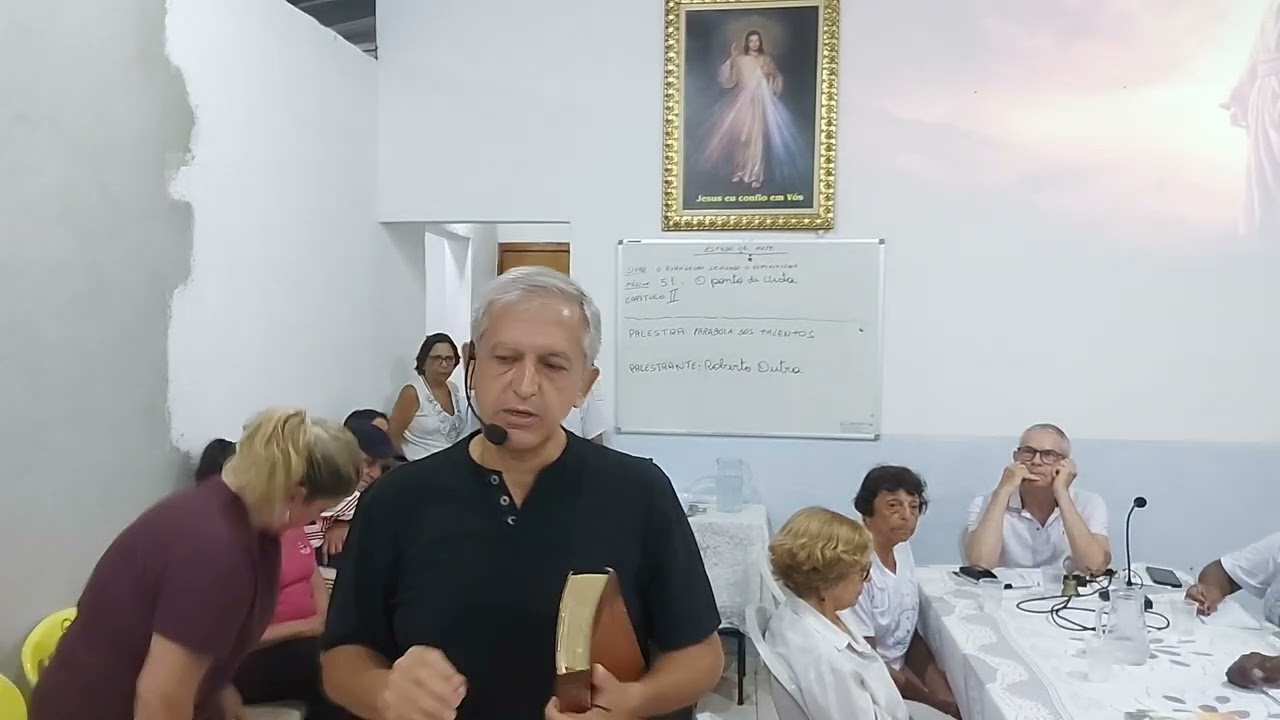 Palestra dia 23/02/25 - Palestrante: Roberto Dutra / Tema: Parábola dos Talentos