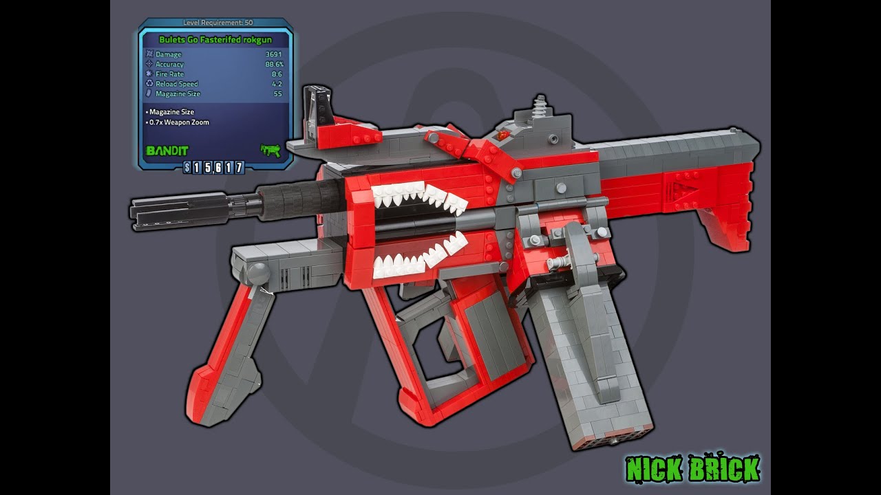 LEGO Borderlands 2 🔹 LEGO Bandit SMG