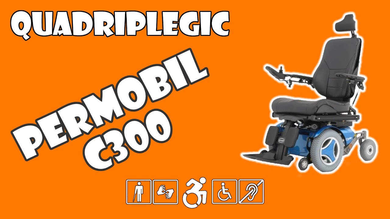 Обзор инвалидной коляски Permobil C300 | Квадриплегия (C5, C6, C7)