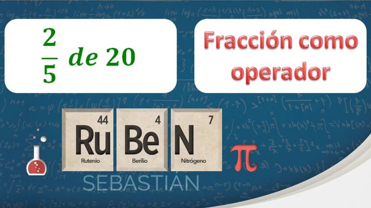 Fracción como operador