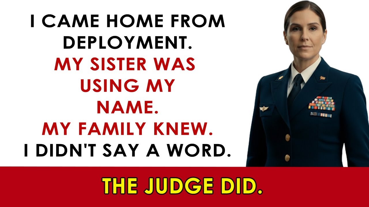 My Sister Stole My Identity While I Was Away — She Never Expected the Judge to Say This