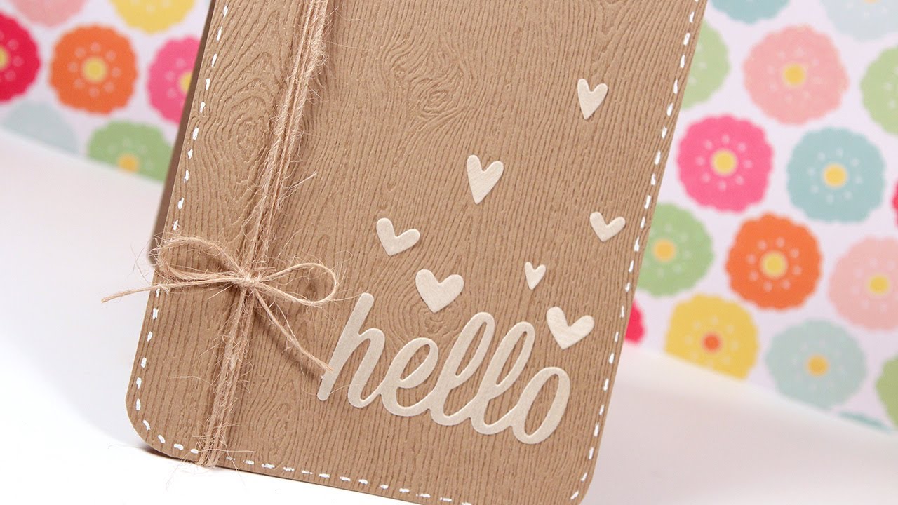 Lots of Woodgrain - Make a Card Monday #229