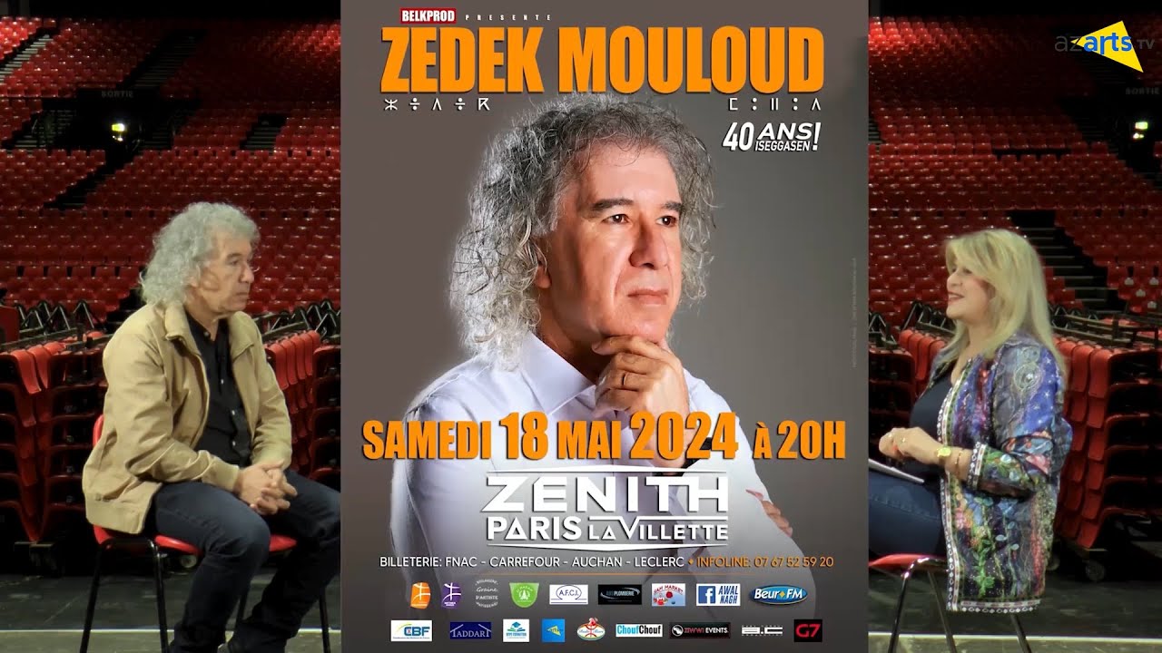 AZARTS TV ZEDEK MOULOUD AU ZENITH