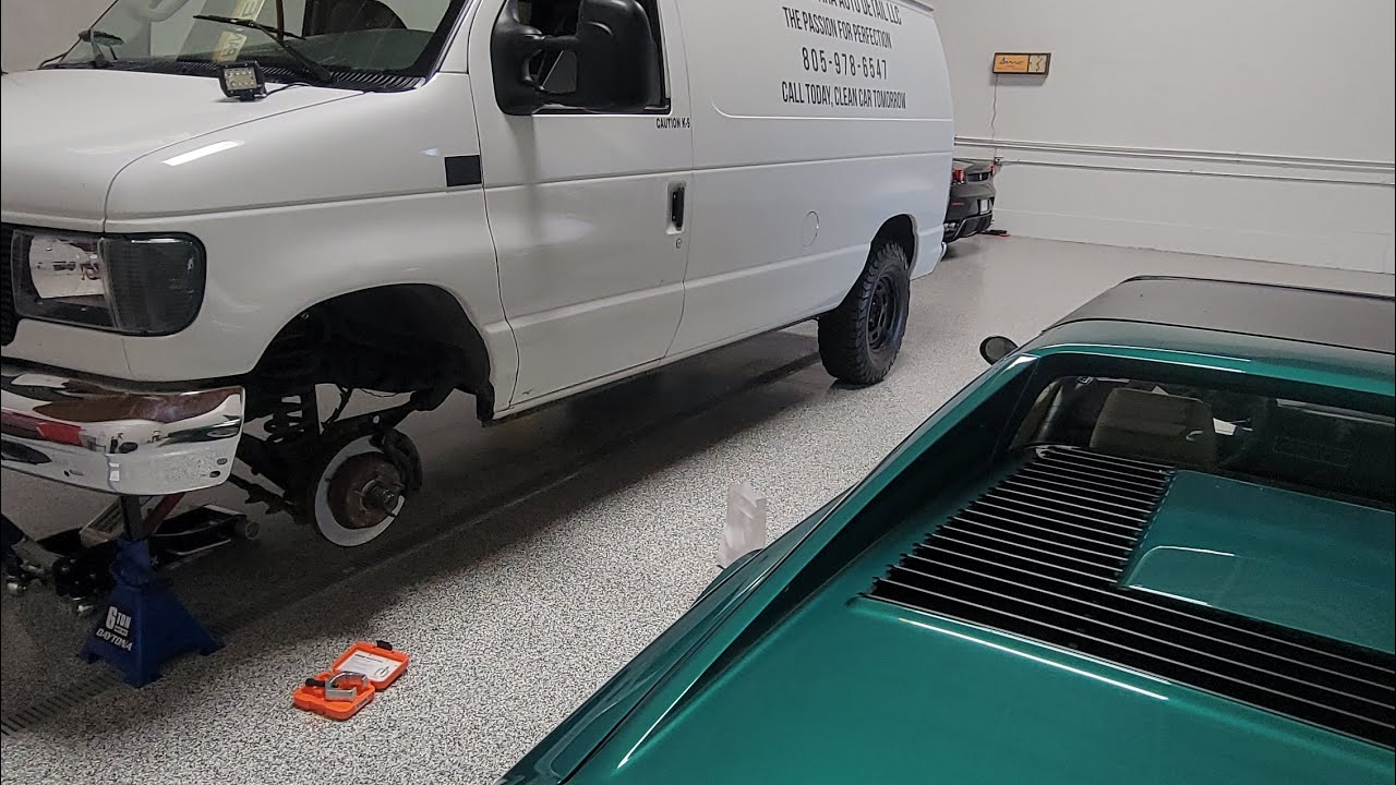 Action Van 6in Lift- Econoline 150-DIY Lift Install. #liftedvansS #actionvan #california  #offroad