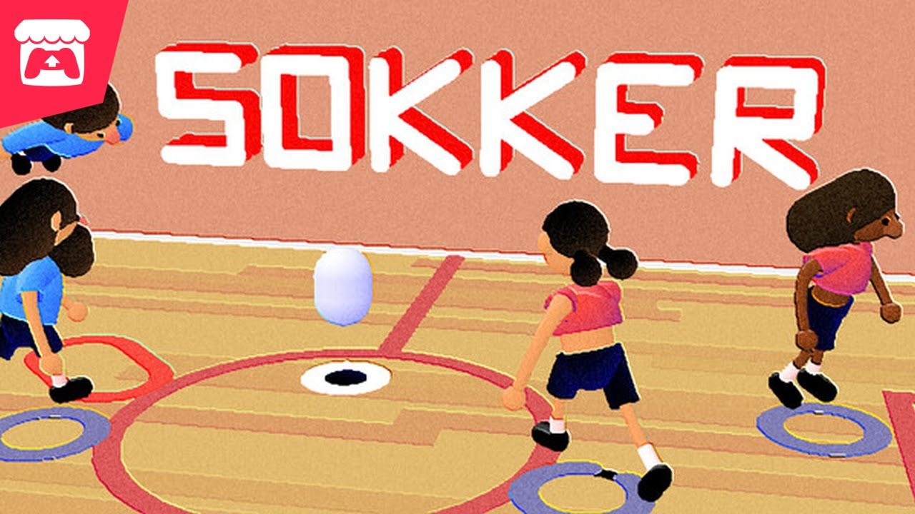 Sokker -  Score some goals in this fast-paced multiplayer soccer game for 1-4 players!