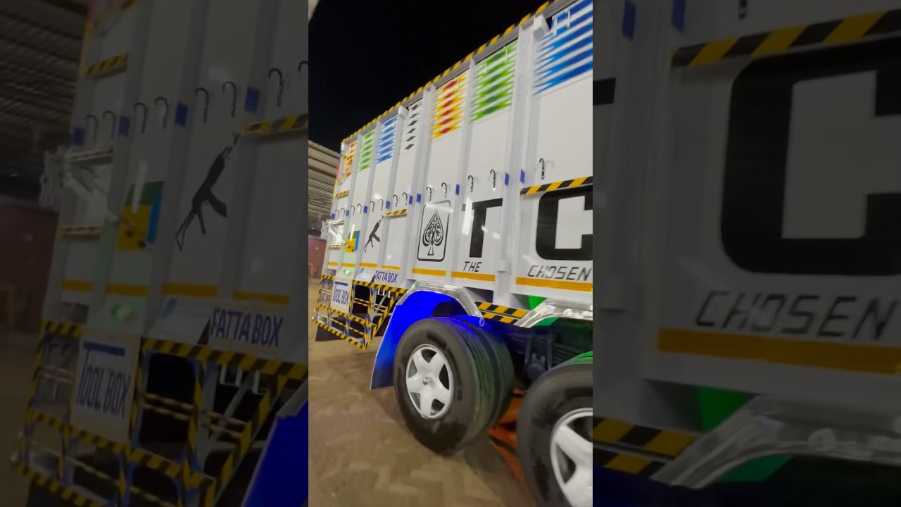 BHARAT😍BENZ TRUCK 16T🛞YRE full 3D🔥WORK @gilltruckbody @BharatBenzTrucks1