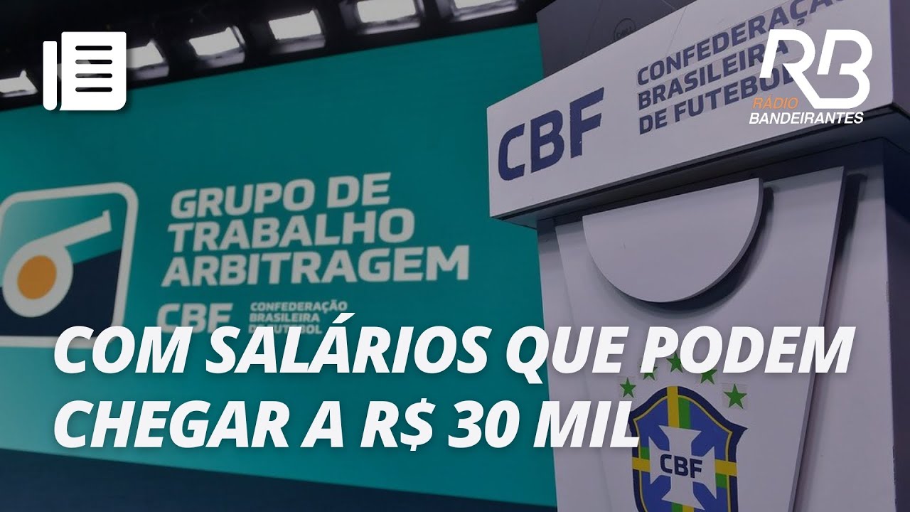 CBF profissionaliza o apito: Árbitros que terão salário fixo, smartwatch e até auxílio academia