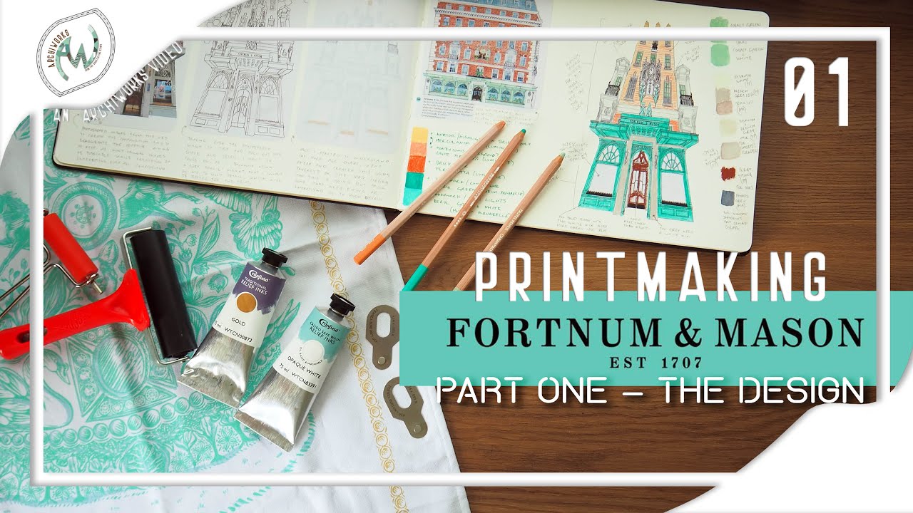 Printmaking | Fortnum and Mason Print | Part 1 - The Design