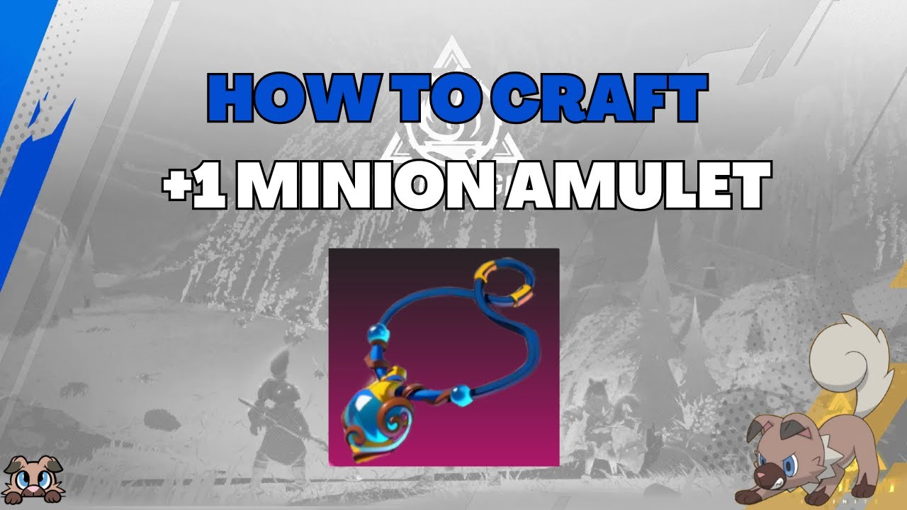 HOW TO CRAFT +1 MINION AMULET | Torchlight infinite guide