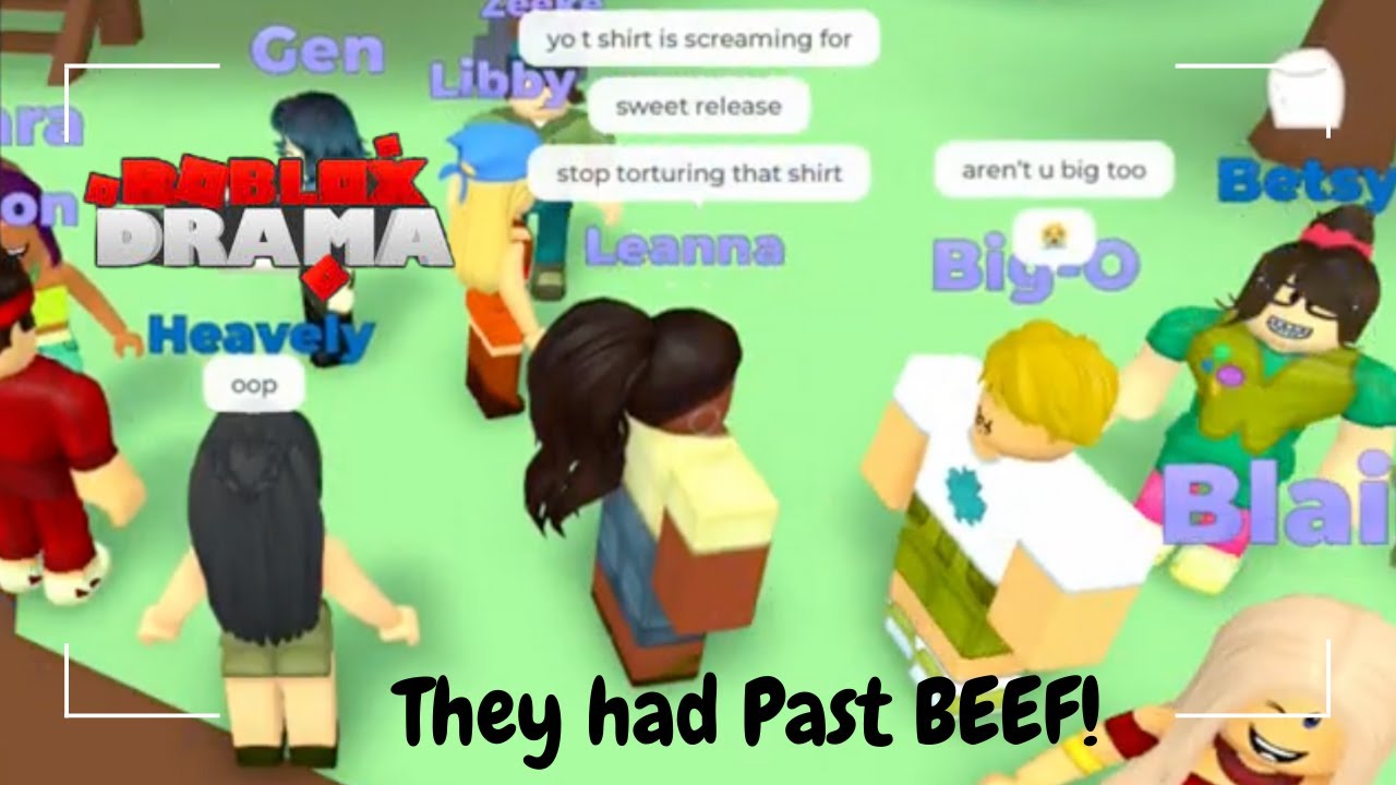 THEY HAD BEEF FROM ANOTHER GAME AND BROUGHT IT TO THIS TOTAL ROBLOX DRAMA SERVER (HUGE DRAMA,MESSY)