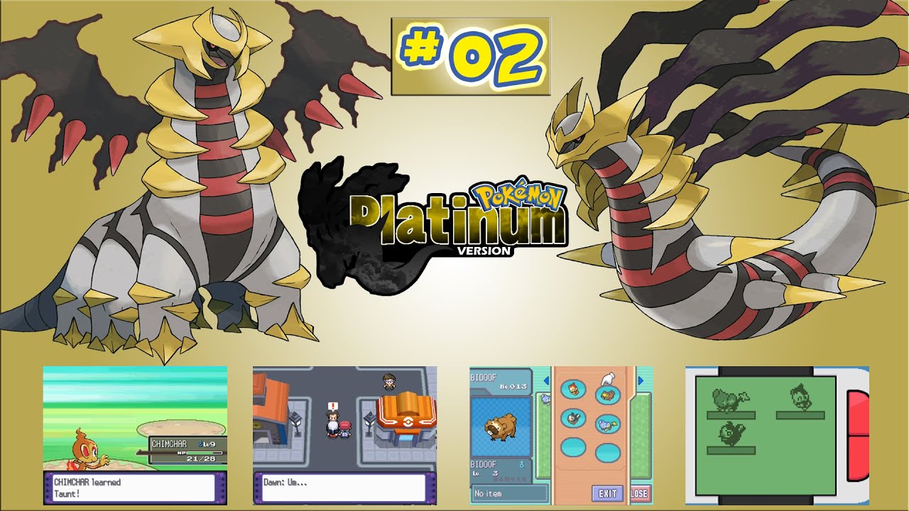 Pokemon Platinum Version Ep.02 - Catching, Training, Pokétch