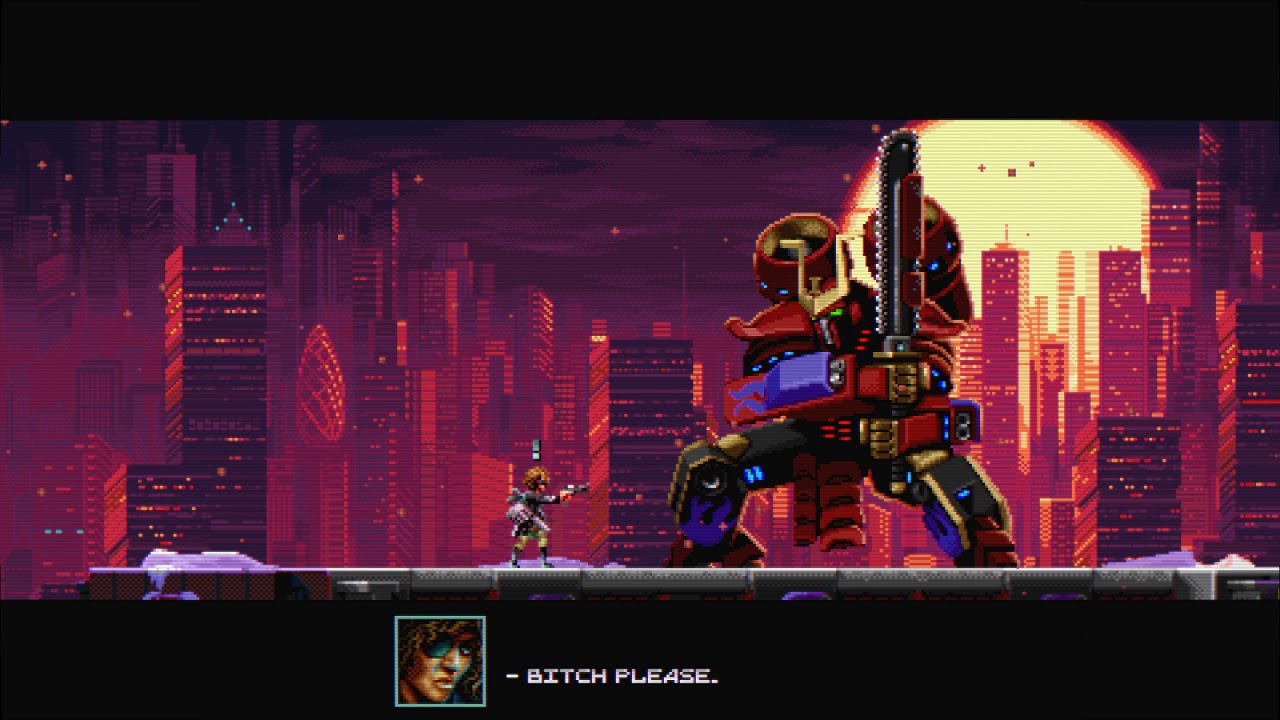 Huntdown: Stage 4-5 (Final) + ENDING, The Shogun, Badass Difficulty, All Stash, No Death/Damage