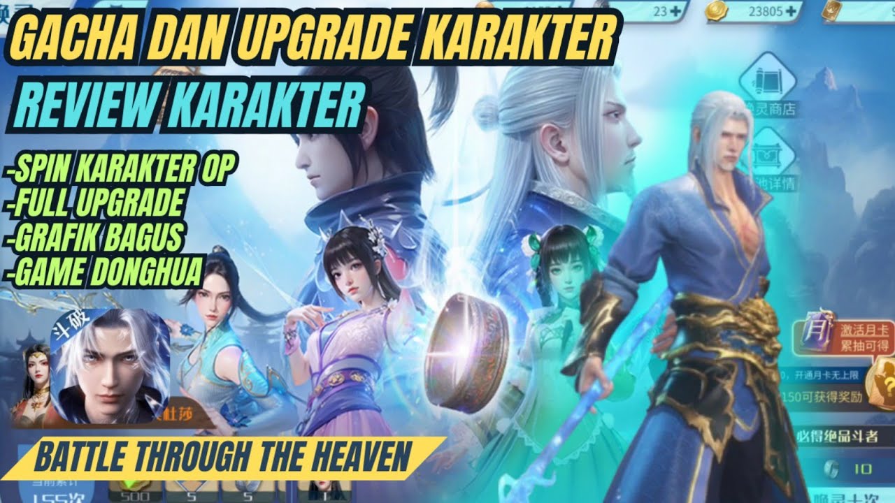Gacha, Upgrade dan review karakter - Battle Through The Heavens | Game BTTH