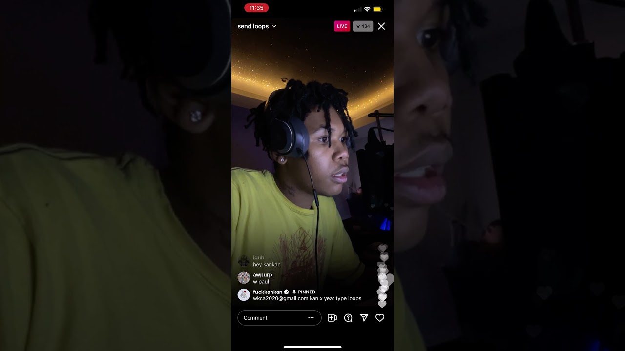 KanKan making beats on live ( 9/14/21)
