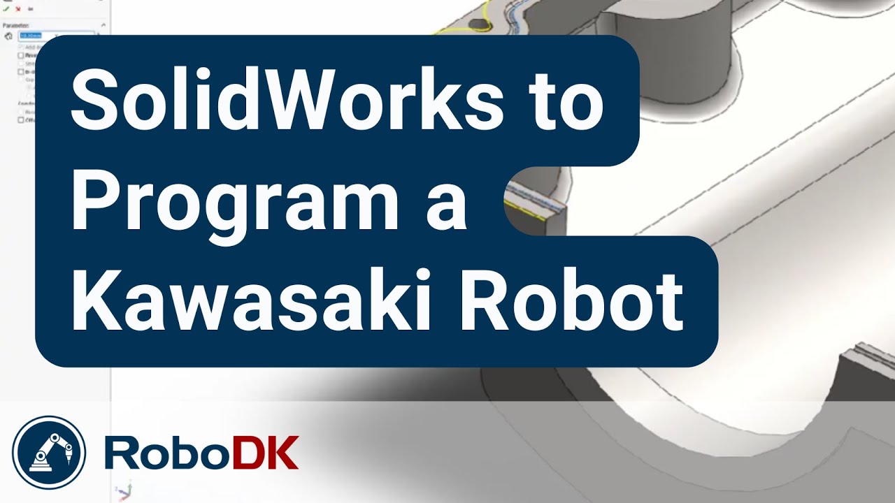 Дозирование жидкости с помощью робота Kawasaki — SolidWorks — надстройка RoboDK