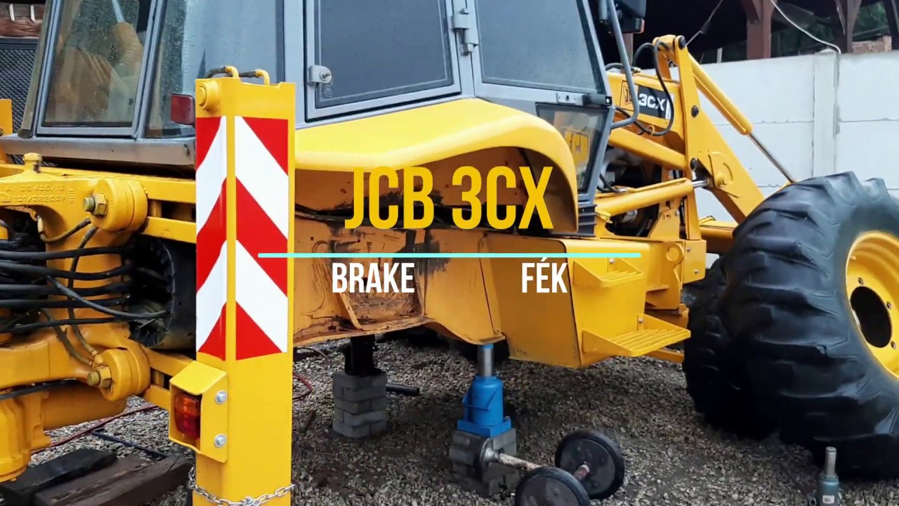 JCB 3CX REPAIR BRAKE 1 FÉK