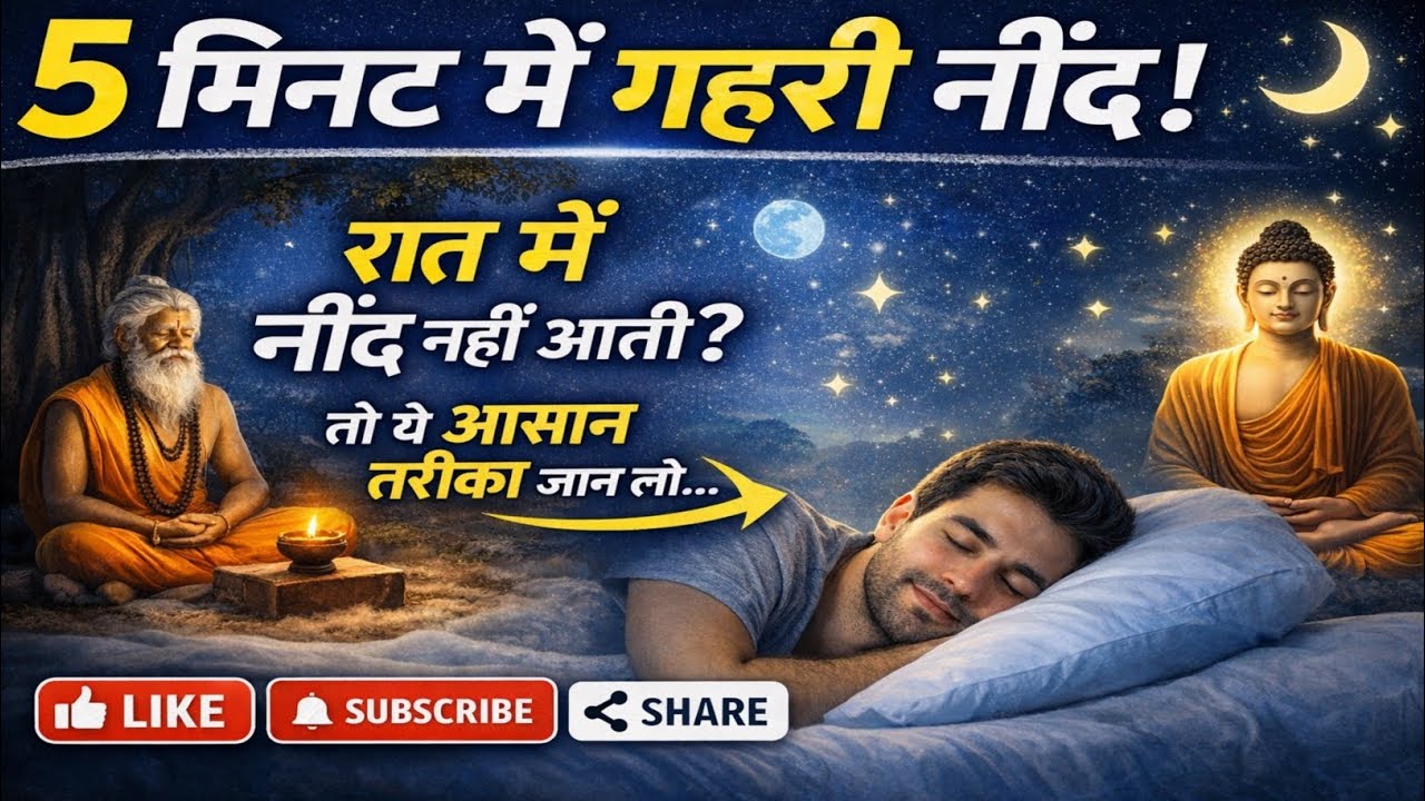 Gautama Buddha की गहरी नींद का रहस्य I रात को सोते-सोते सूनो यें शांत कहानी
