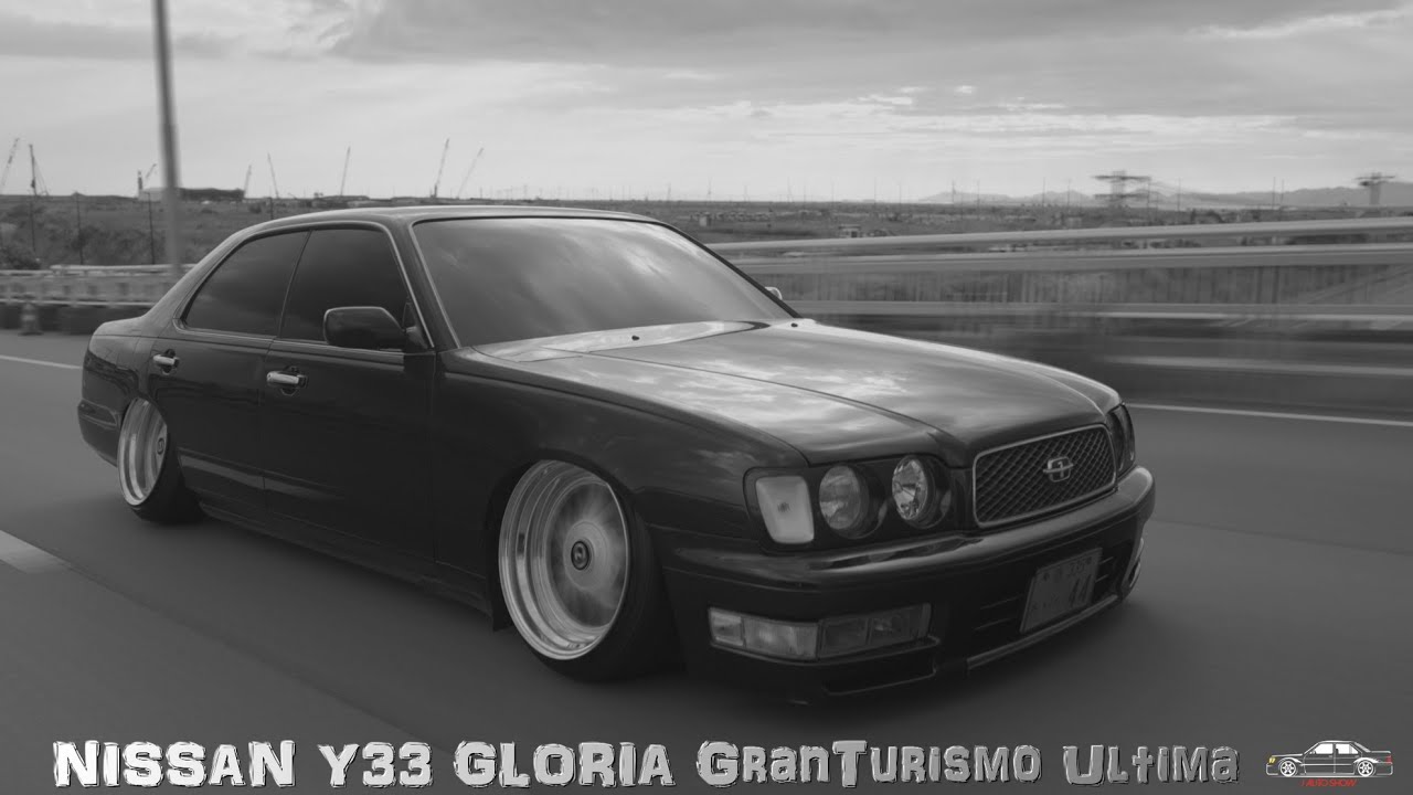 NISSAN Y33 GLORIA GranTurismo ULTIMA VIPCAR run & exhaust - 33グロリア グランツーリスモ アルティマ 走行動画