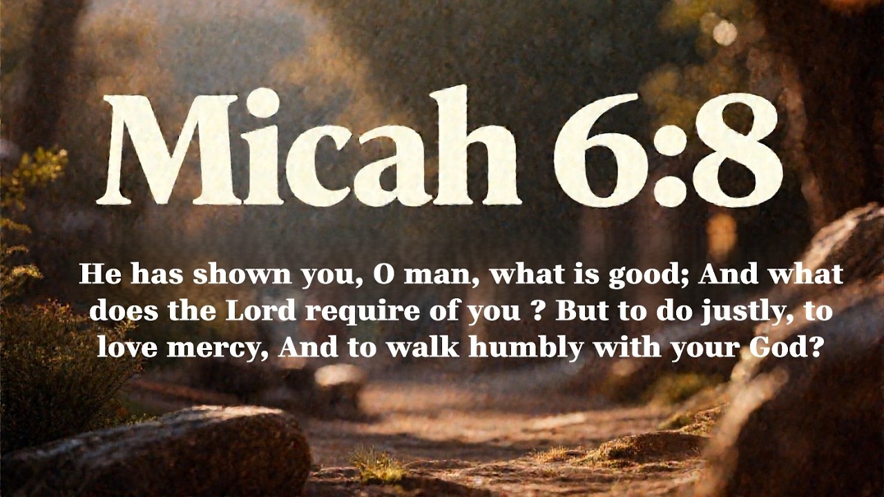 Lenten Journey Day 2 | Micah 6:8 | Act Justly | Love Mercy | Walk Humbly | Prayer for Humility