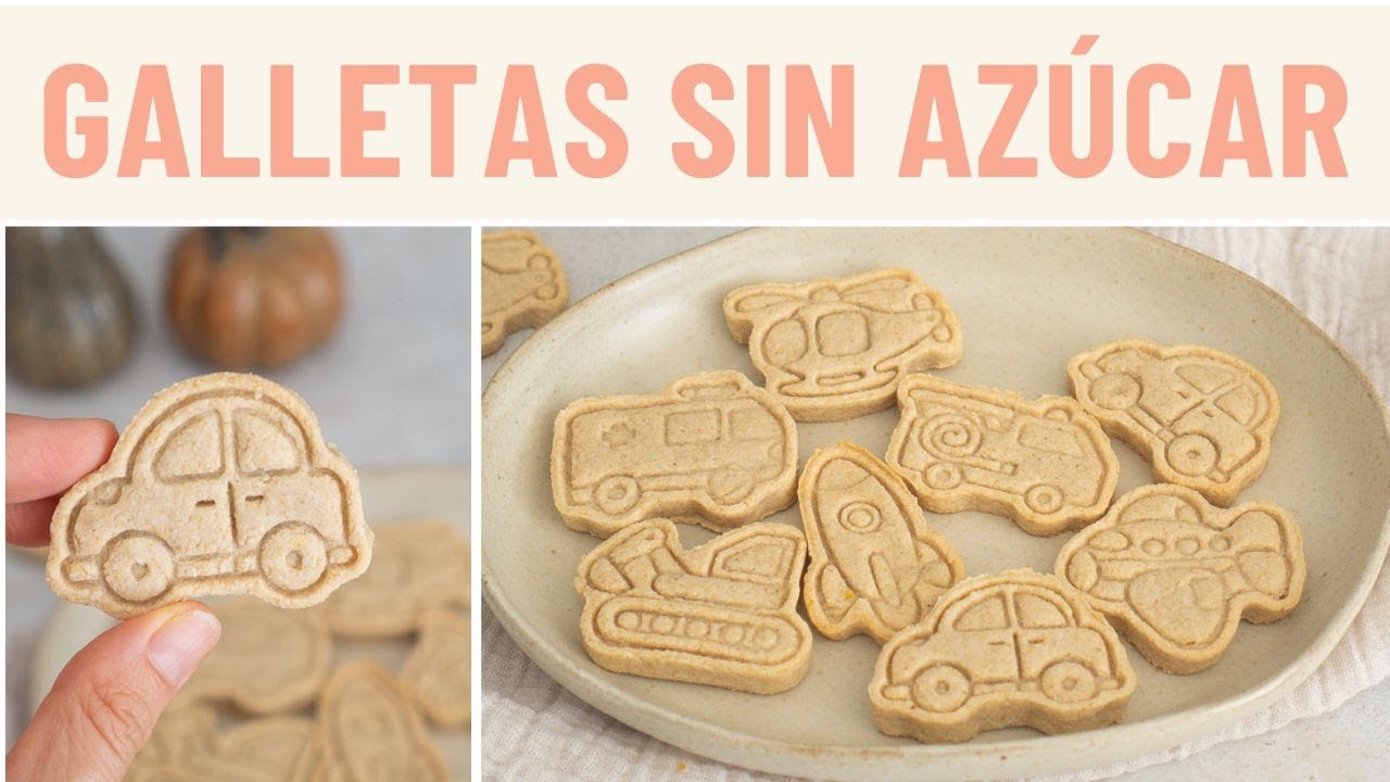 Galletitas de avena saludables - galletas para niños sin azúcar, gluten ni lacteos