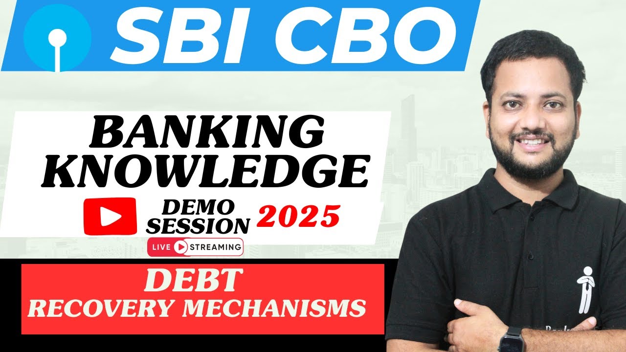 SBI CBO 2025 Live  Session | Banking Knowledge | Tools for Recovery: SARFAESI ACT